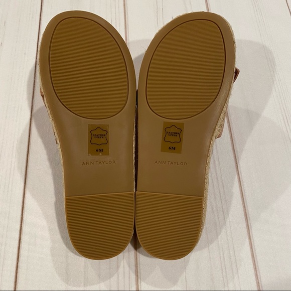 Ann Taylor Nellie Suede Bow Espadrille Sandals (6) - Picture 6 of 7